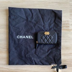 Boy Chanel Zipped Coin Purse
